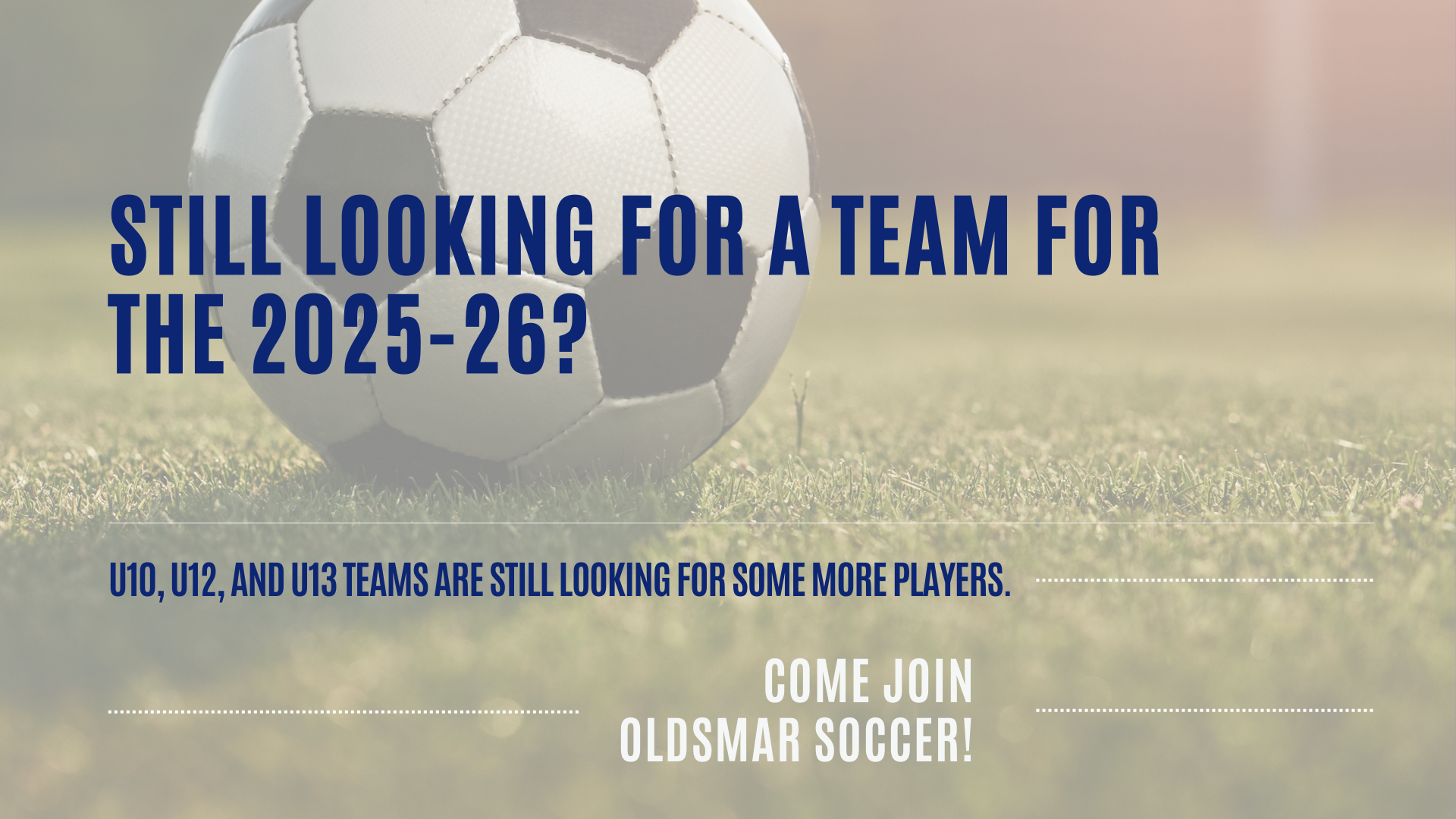More players needed
