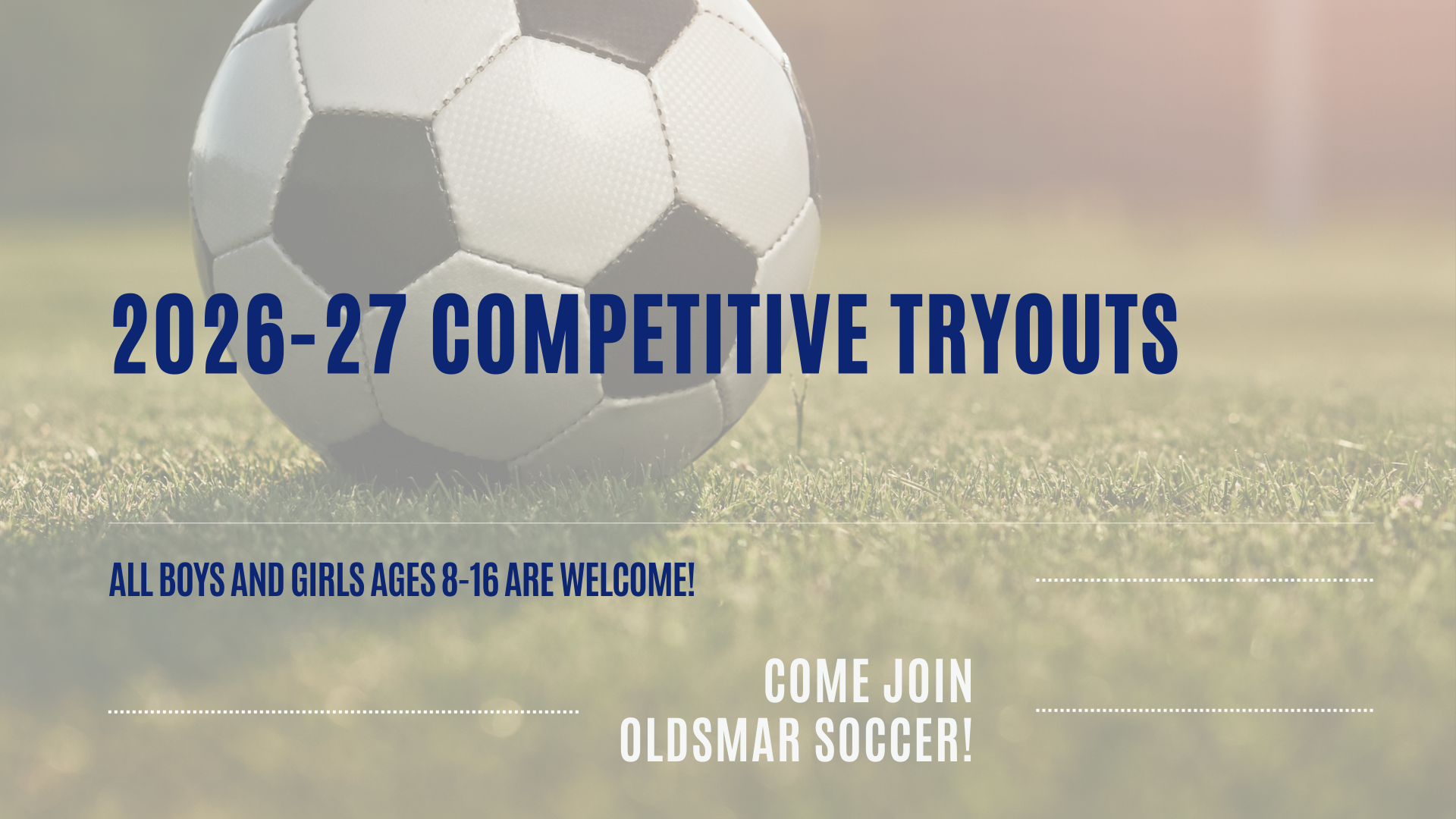 Competitive Tryouts 2026-27